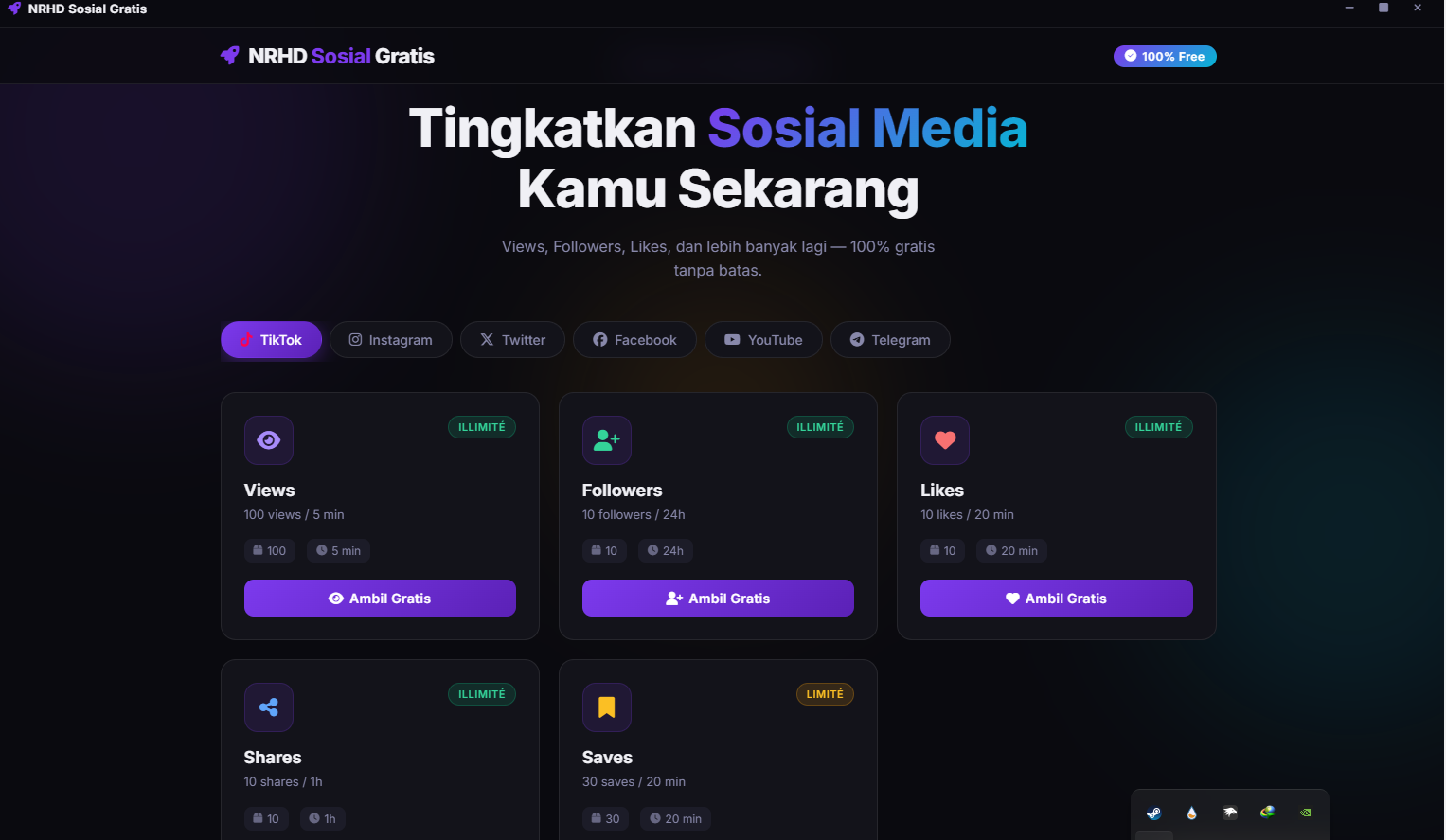 TIKTOK TOOLS NRHD